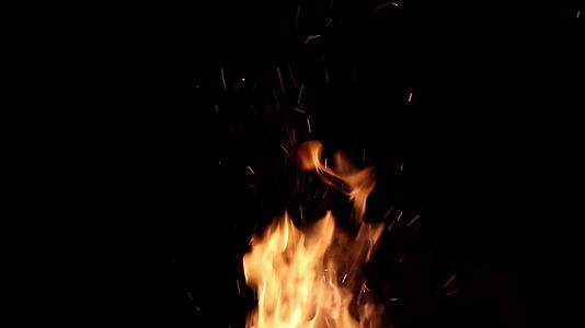 燃烧的火焰和燃烧的火焰视频的预览图