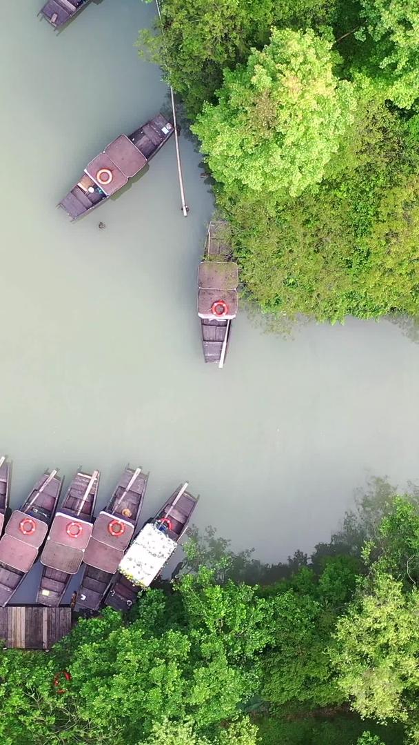 浙江杭州西溪湿地5A景区航拍视频视频的预览图
