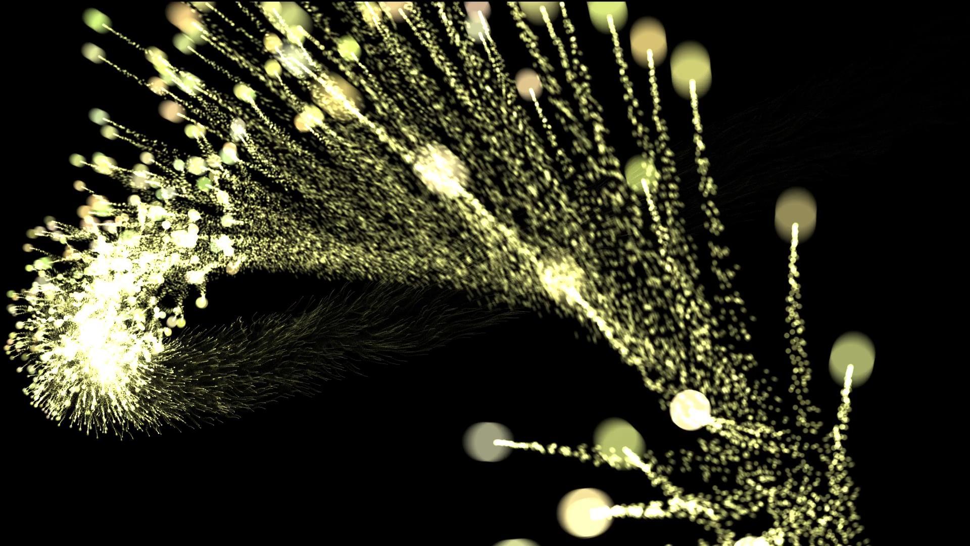 动态金色大气粒子转场动态视频元素视频的预览图
