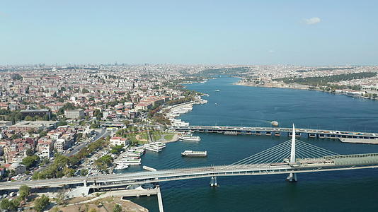 连接欧洲和伊莎亚Asiainistanbul的两磷桥视频的预览图