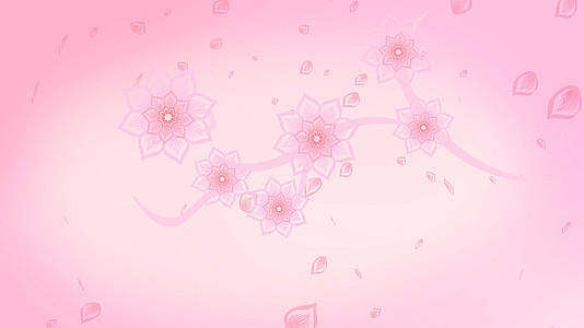 粉色镂空花朵背景视频的预览图