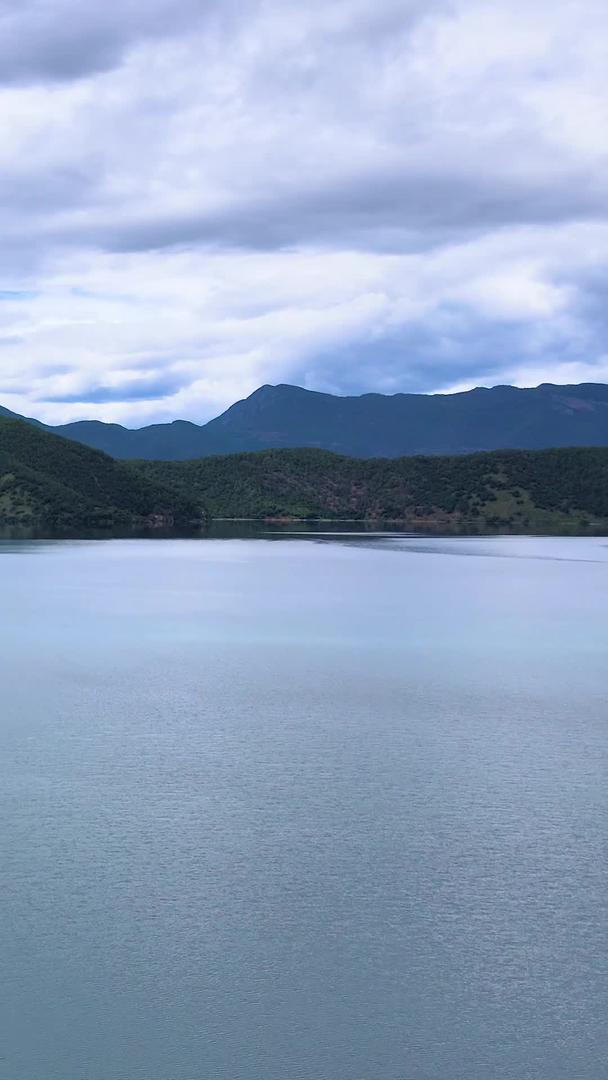 航空摄影淡水湖泊水资源自然风光视频的预览图