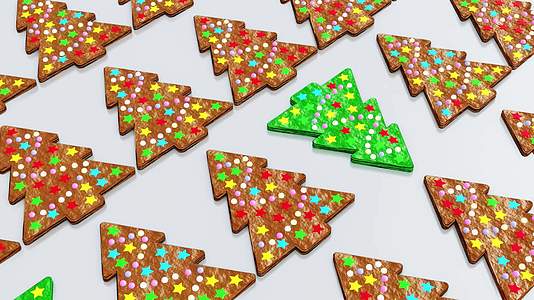 圣诞树饼干视频的预览图