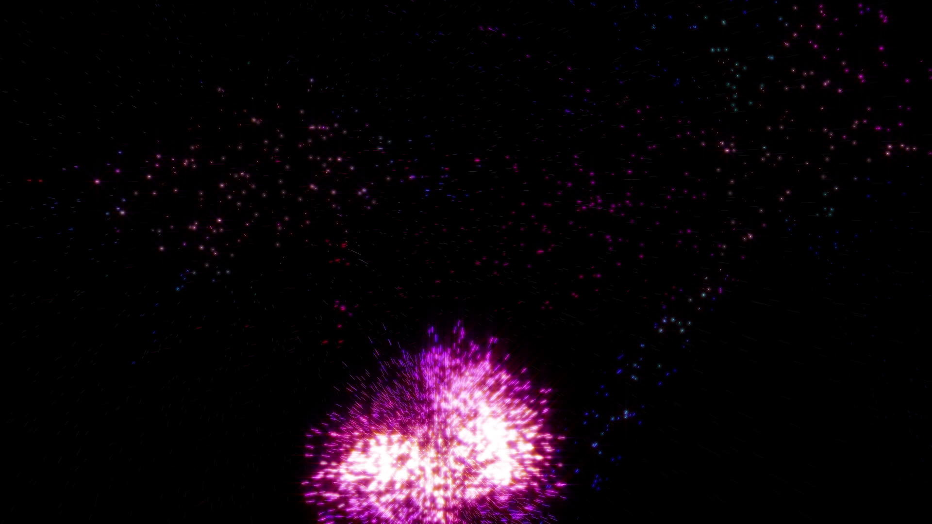 烟花灯光抽象颜色颗粒4k视频的预览图
