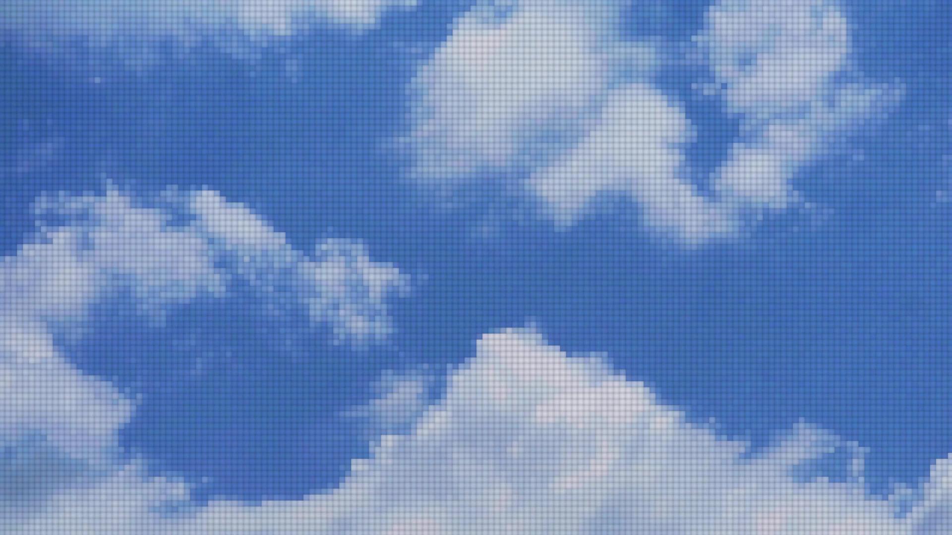 灰色和深蓝色的天空白云在夏天升起视频的预览图