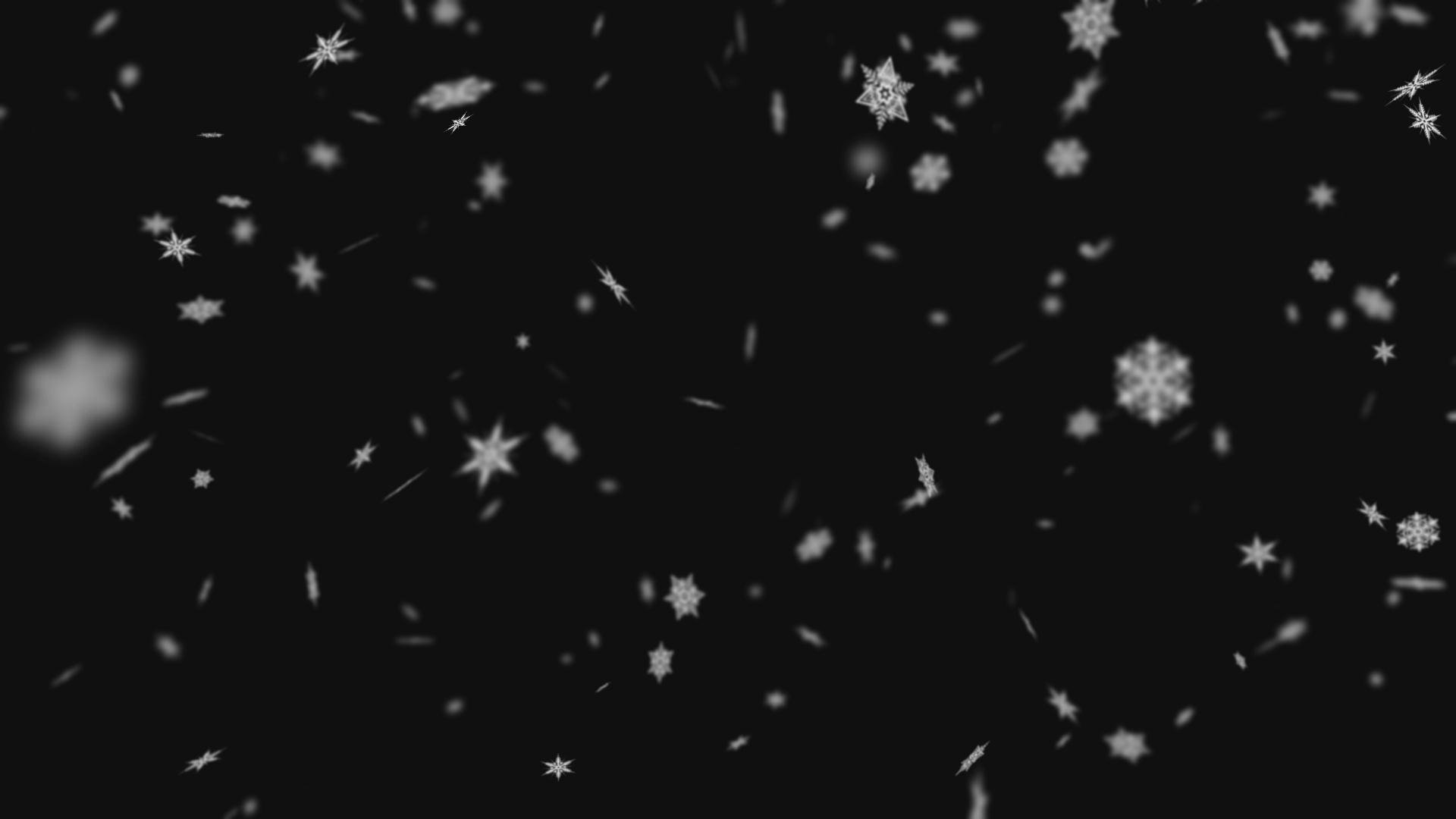雪花飘落视频的预览图