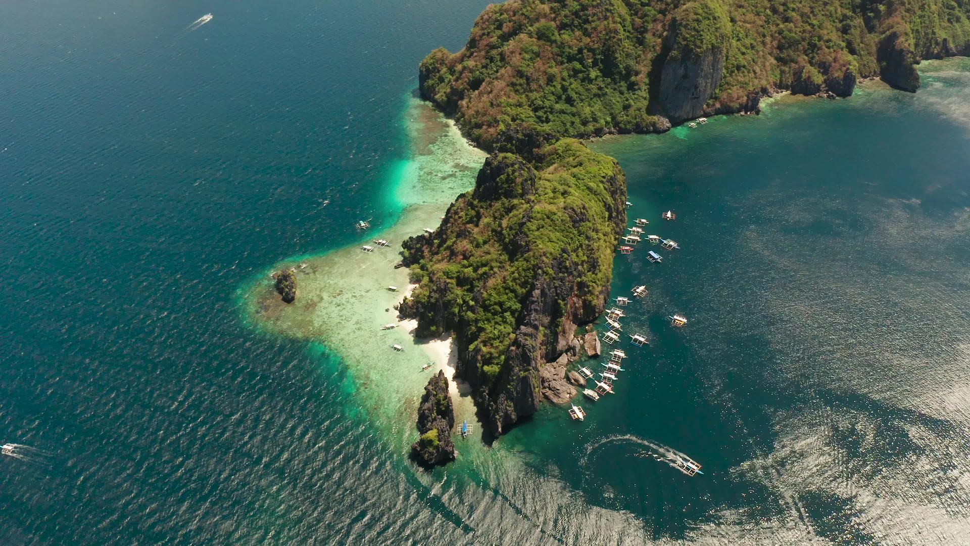 热带岛屿沙多菲利平群岛视频的预览图