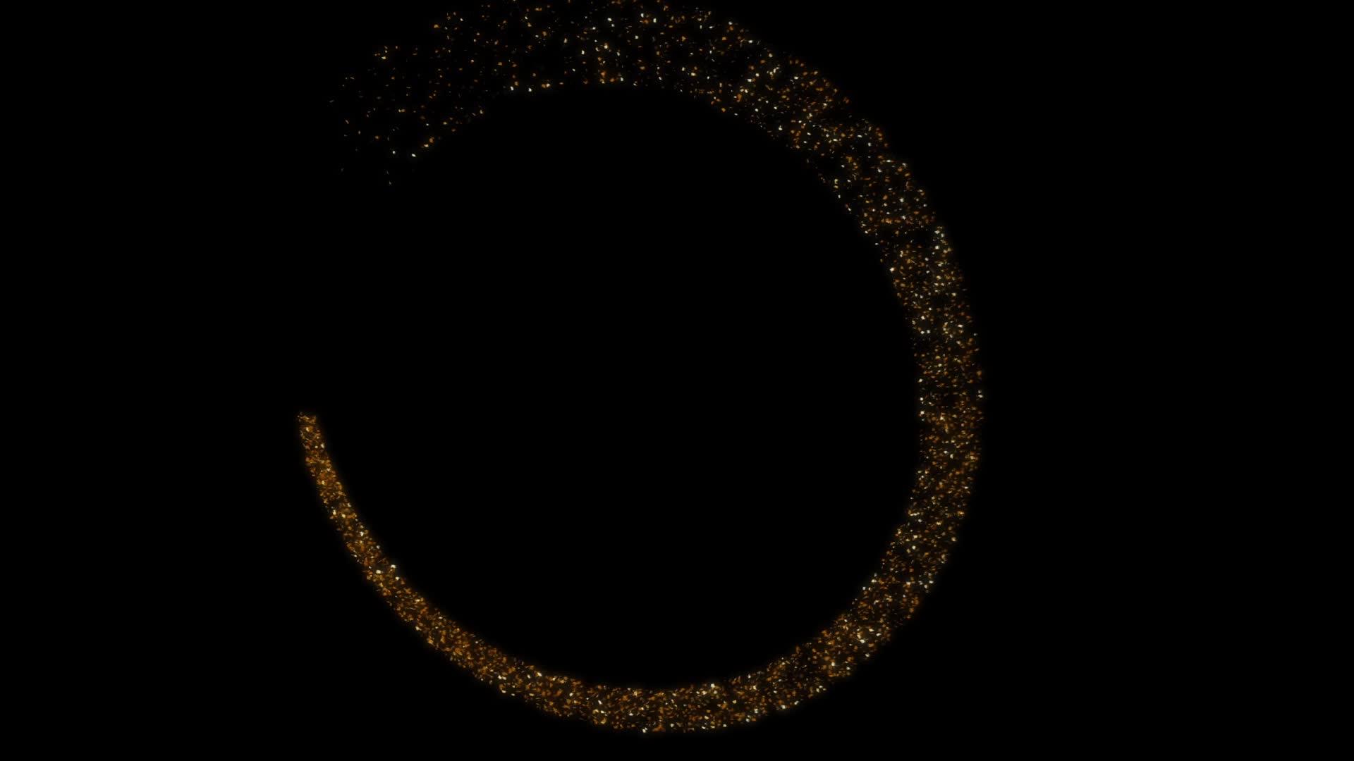 微粒收缩背景动画用精金粉尘hd圆圈中的形式缓慢视频的预览图