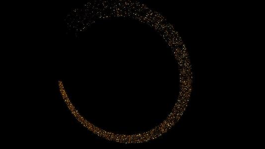 微粒收缩背景动画用精金粉尘hd圆圈中的形式缓慢视频的预览图