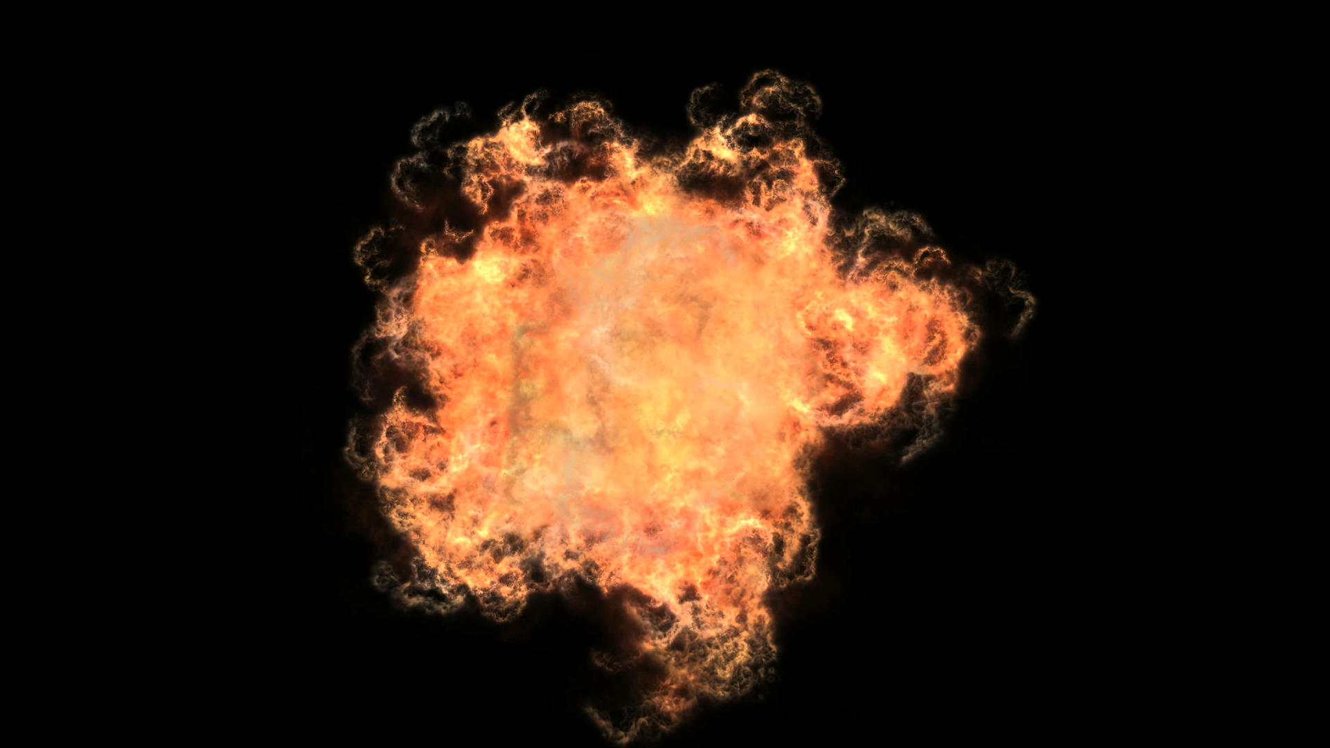 4k火焰爆炸的空间视频的预览图