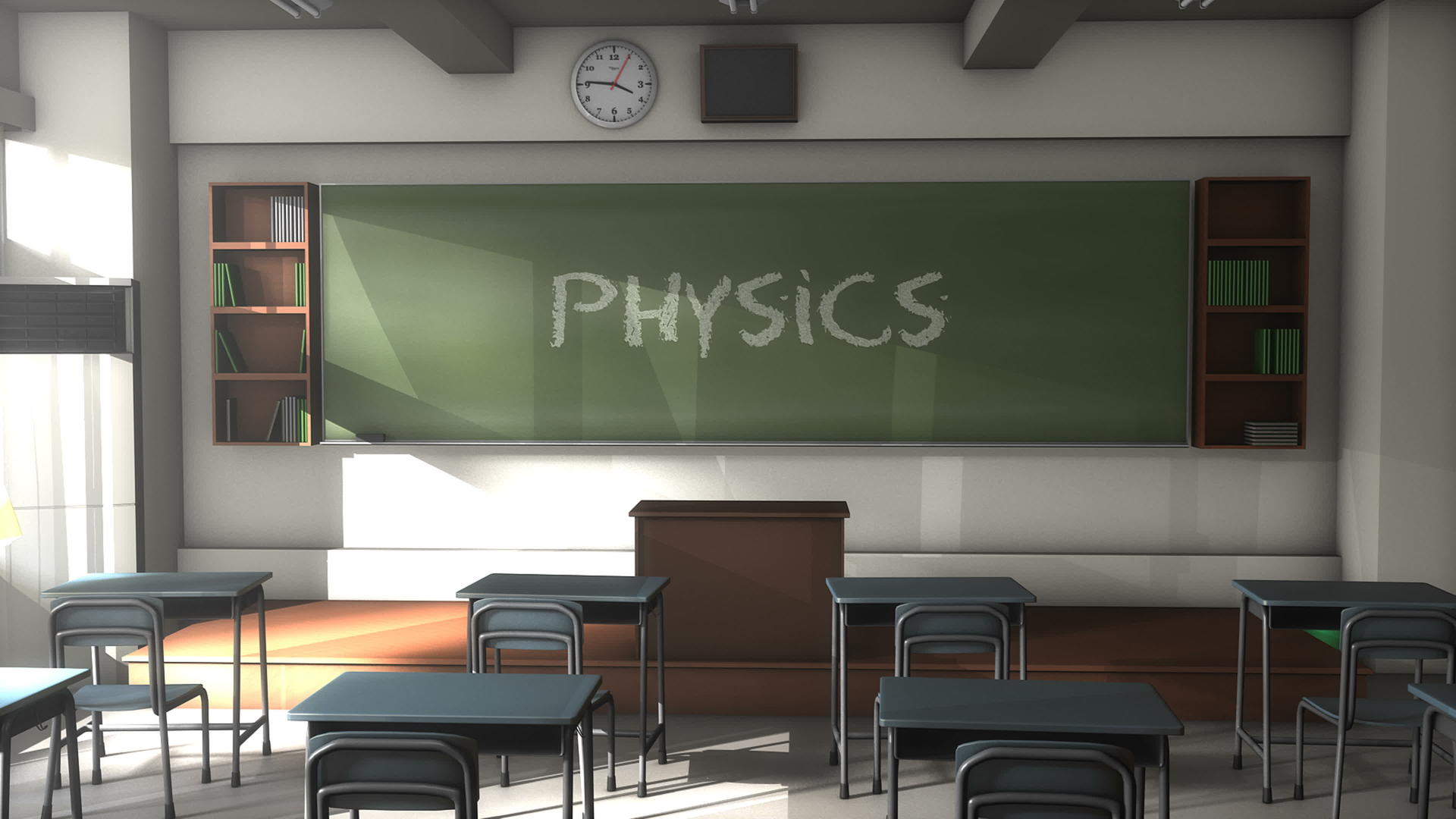空物理学校教室视频的预览图