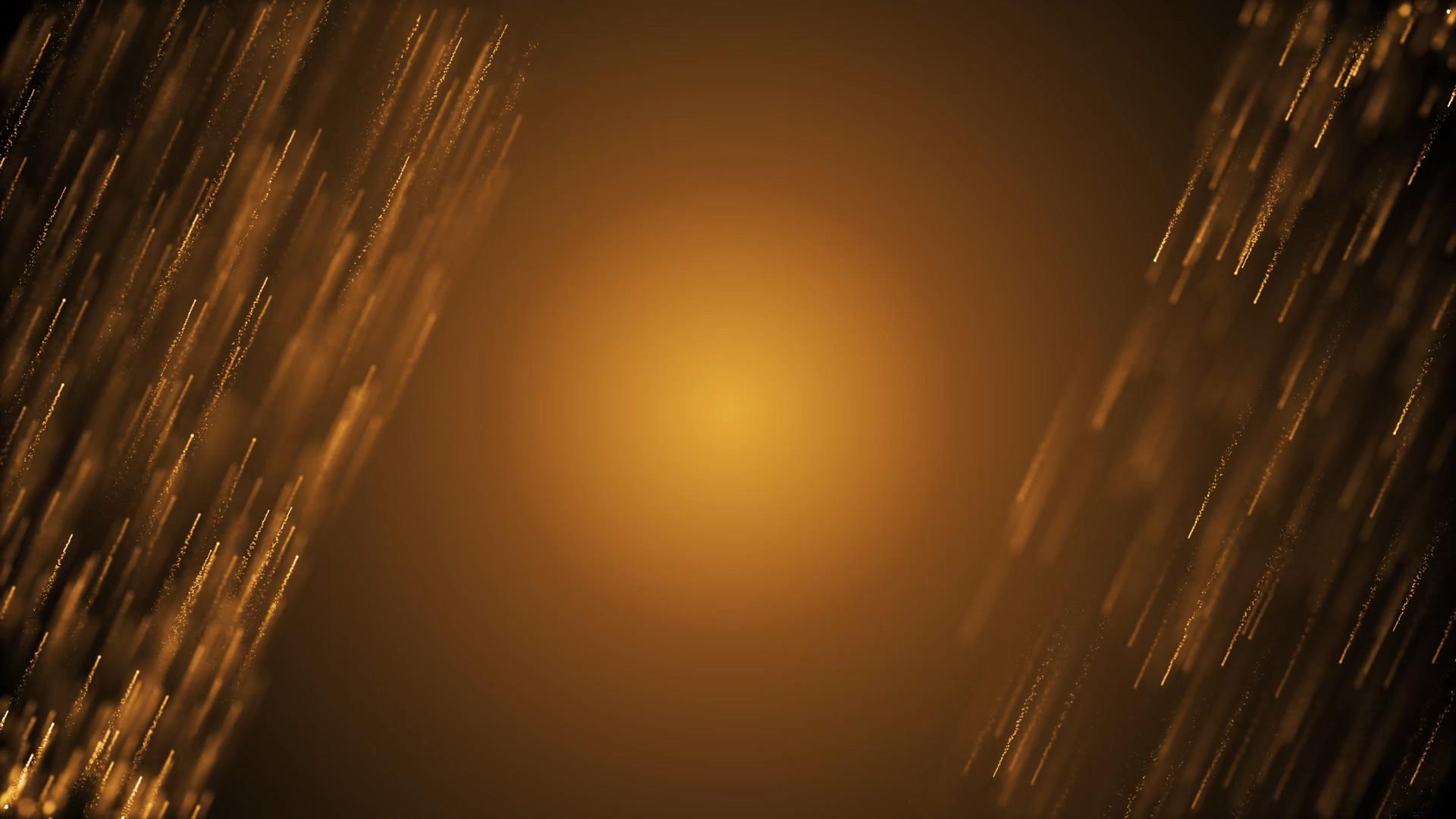4K金色粒子背景视频的预览图