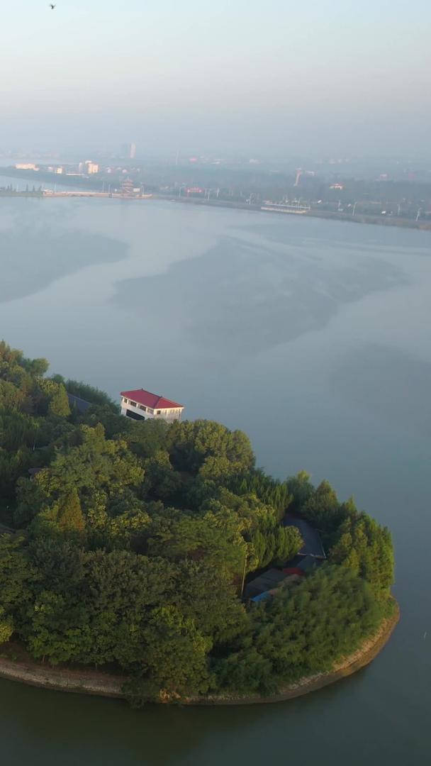 5A安徽阜阳八里河旅游区航拍视频视频的预览图