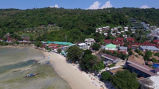 泰国皮皮岛上的海边酒店视频的预览图