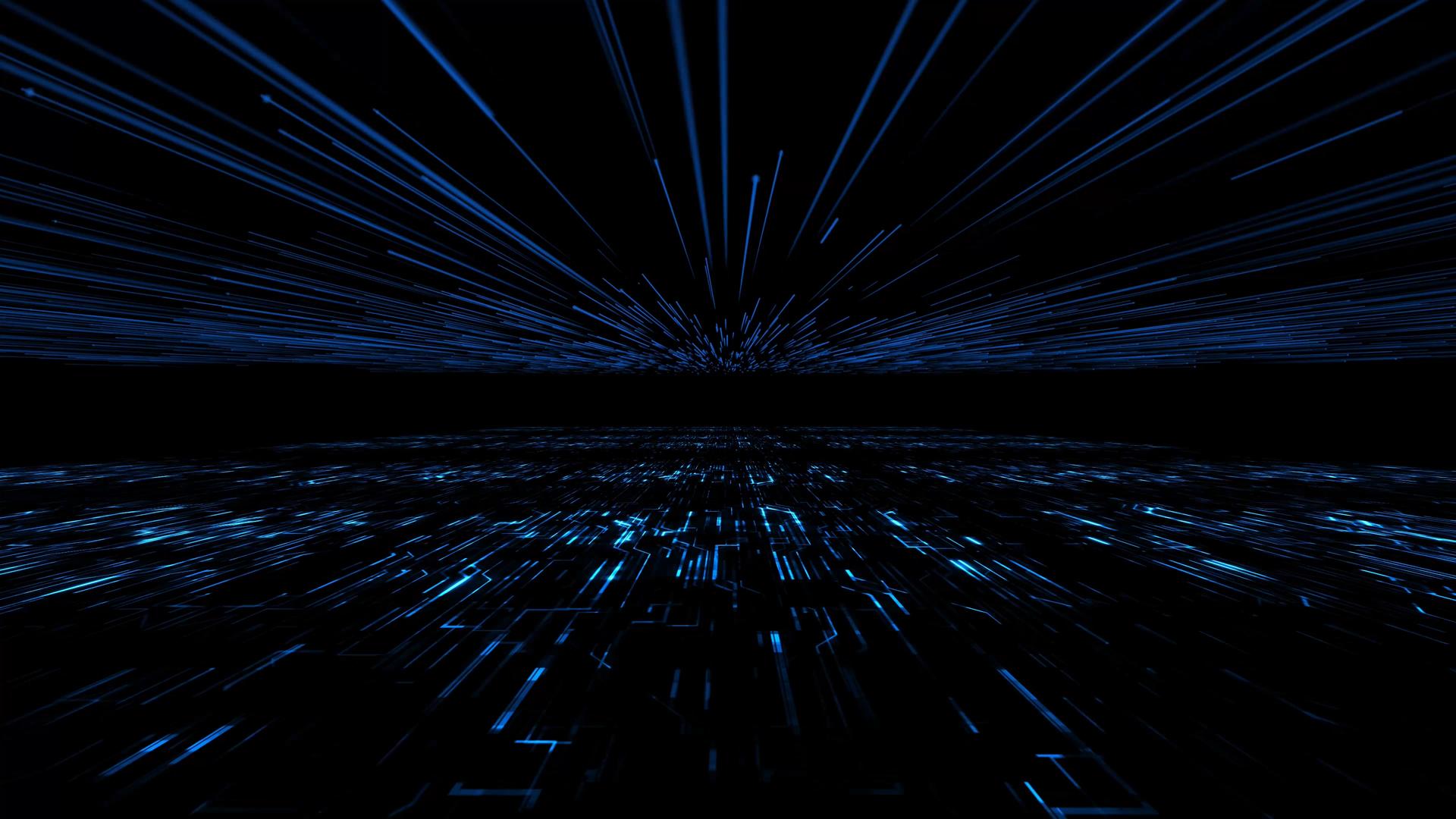 4K光线科技穿梭空间背景视频的预览图