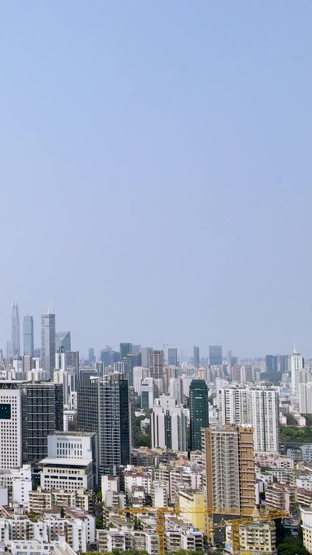 深圳罗湖CBD航拍高楼视频的预览图