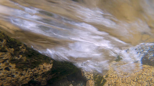 水底气泡水流素材背景升格慢动作视频的预览图