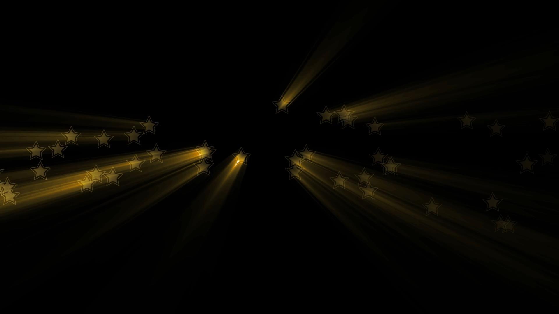 金色星星光束转场动态视频元素视频的预览图