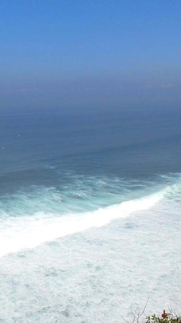 巴厘岛情人崖风景高清视频视频的预览图