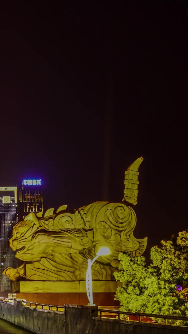 南昌八一大桥实拍夜景延时摄影视频的预览图