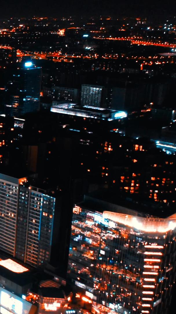 成都城市千家灯光唯美夜景视频素材视频的预览图