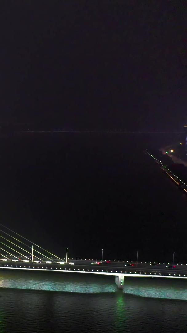 钱江三桥灯光夜景航拍视频的预览图