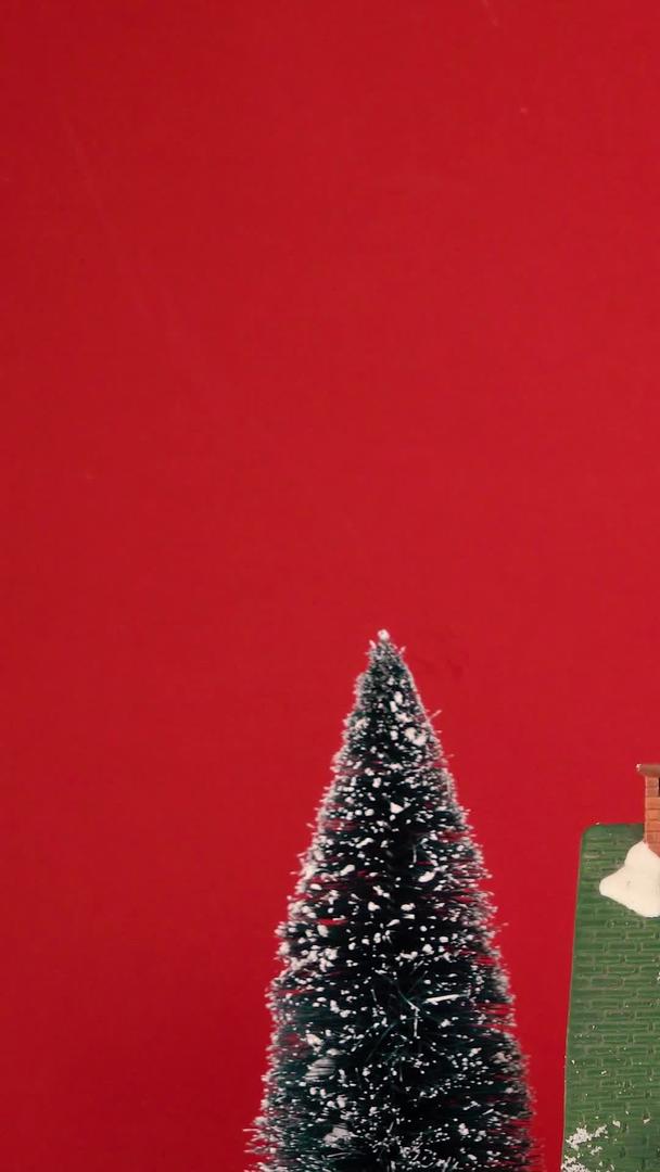 圣诞节的红色背景视频的预览图