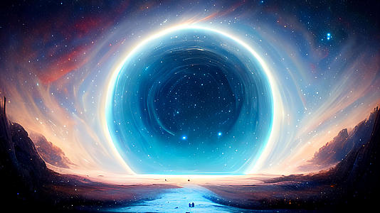 星空漩涡数字艺术背景视频视频的预览图