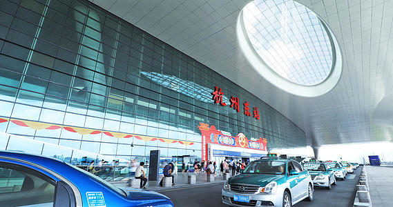 4K杭州东高铁站延时视频的预览图