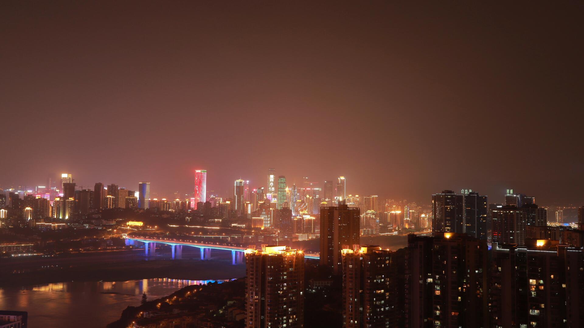 4K城市夜景视频的预览图