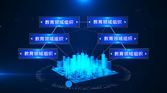 科技城市连线宣传PR模板视频的预览图