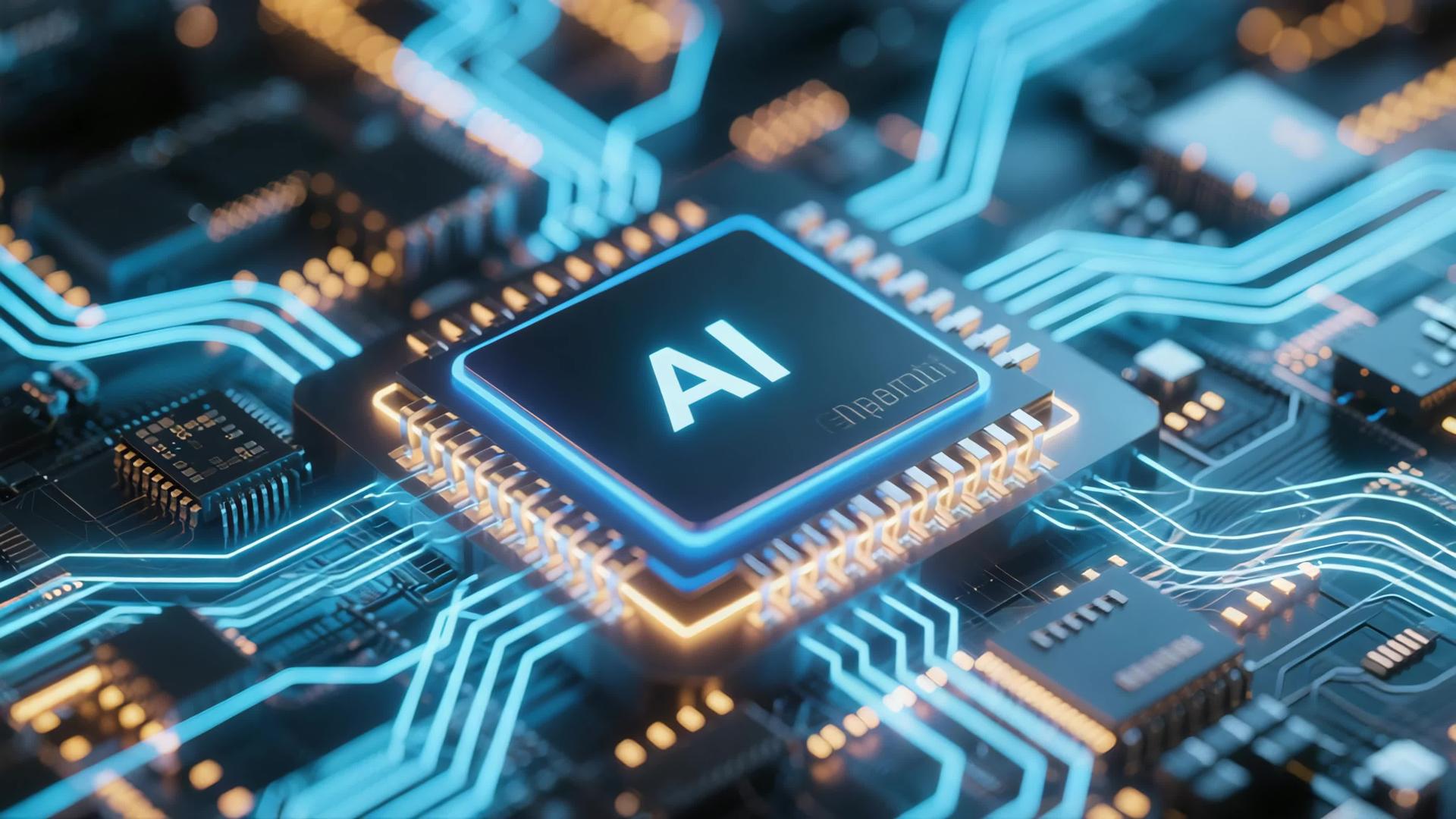 未来芯片行业制造AI芯片数据4k大模型视频的预览图