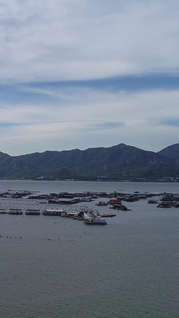 深圳杨梅坑高清航拍海景视频视频的预览图