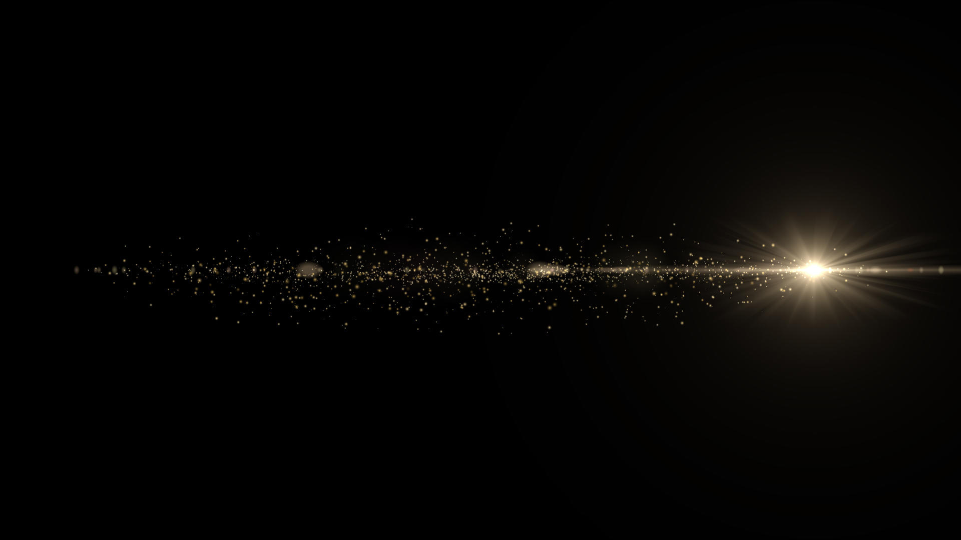 粒子金光星点特效背景视频的预览图