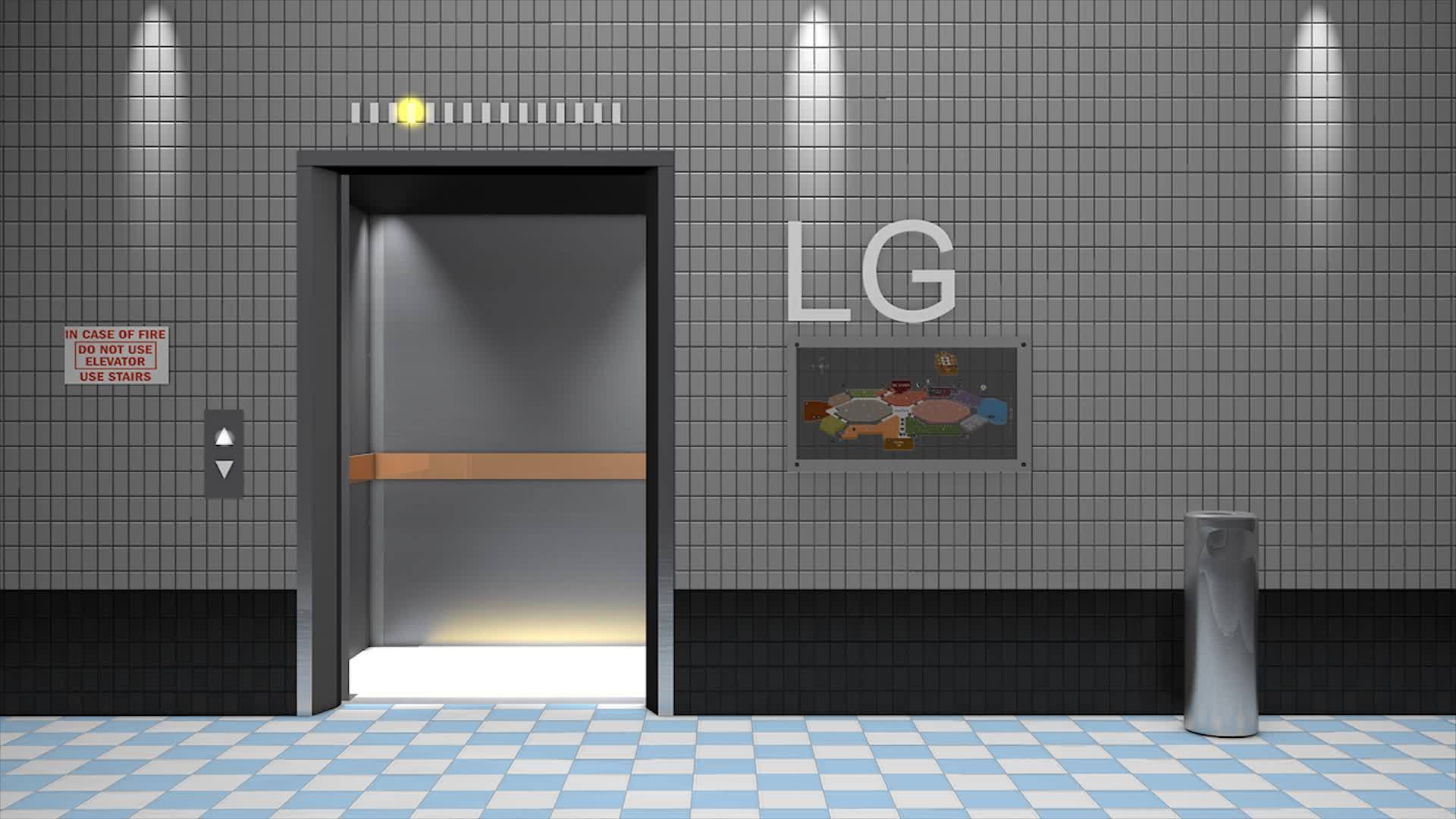 电梯3D动画视频的预览图
