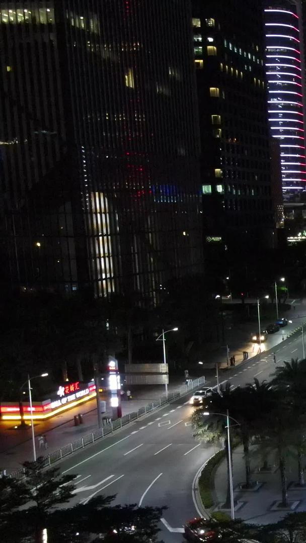 广州市中轴夜景花城汇花城广场高清航拍视频的预览图