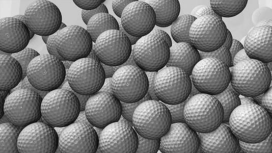 3d动画高尔夫球填空格视频的预览图