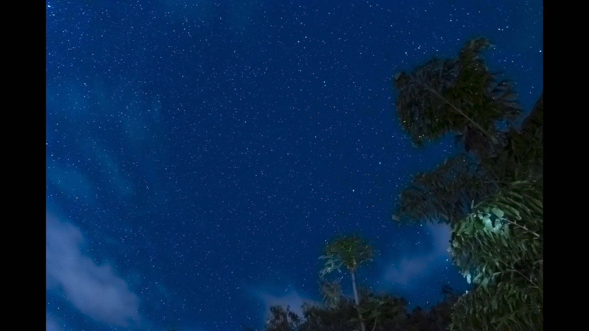 夏威夷大岛的星空延时摄影视频的预览图