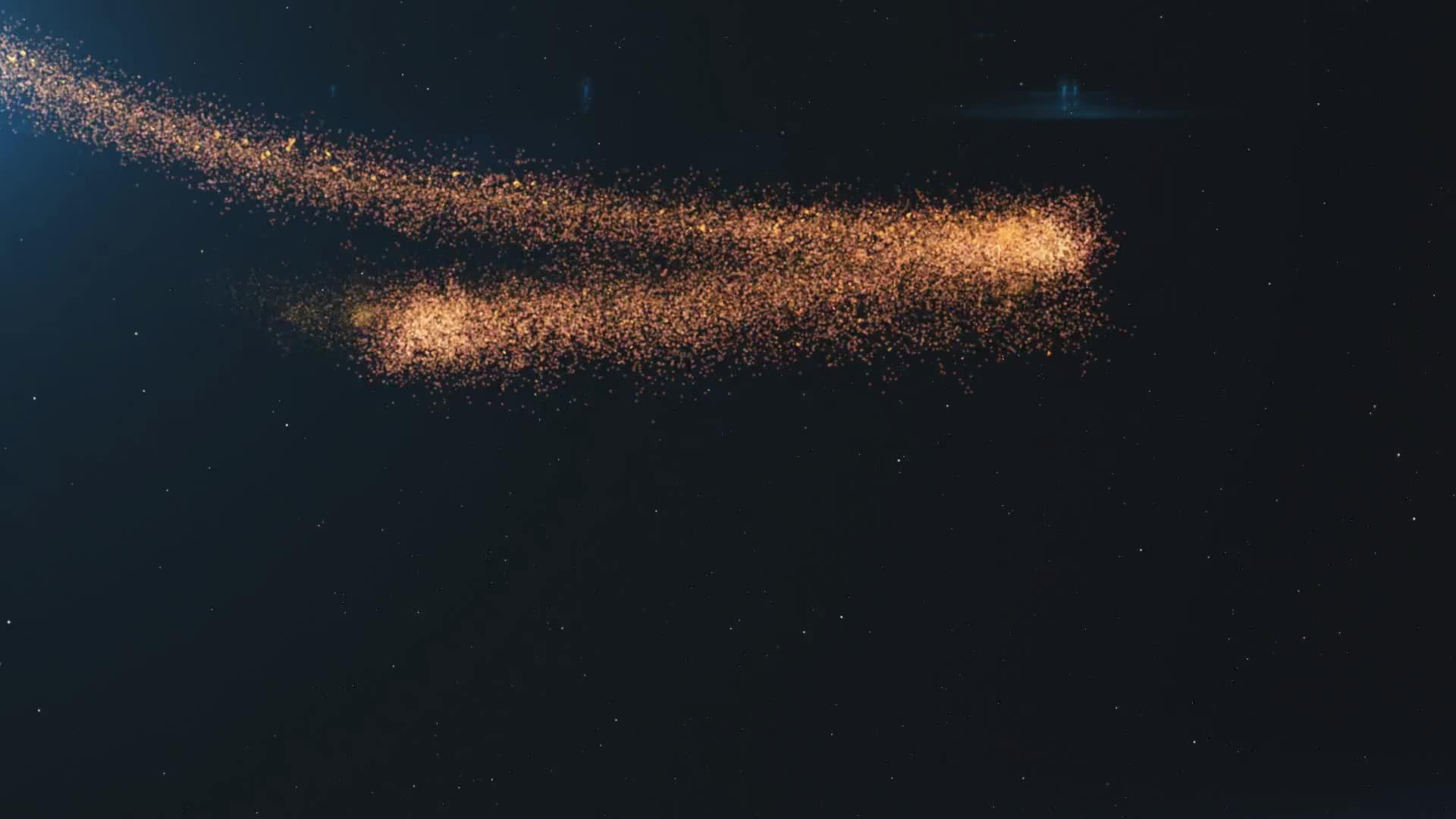 金粒子运动动画视频的预览图
