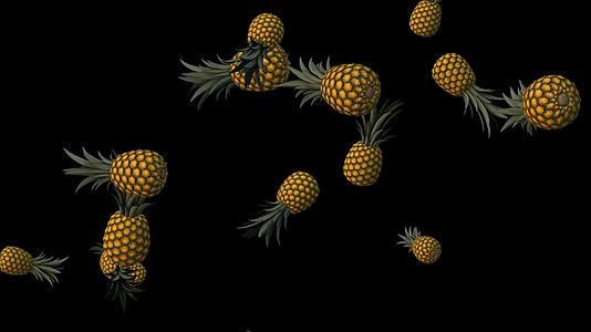 透明通道菠萝视频素材视频的预览图