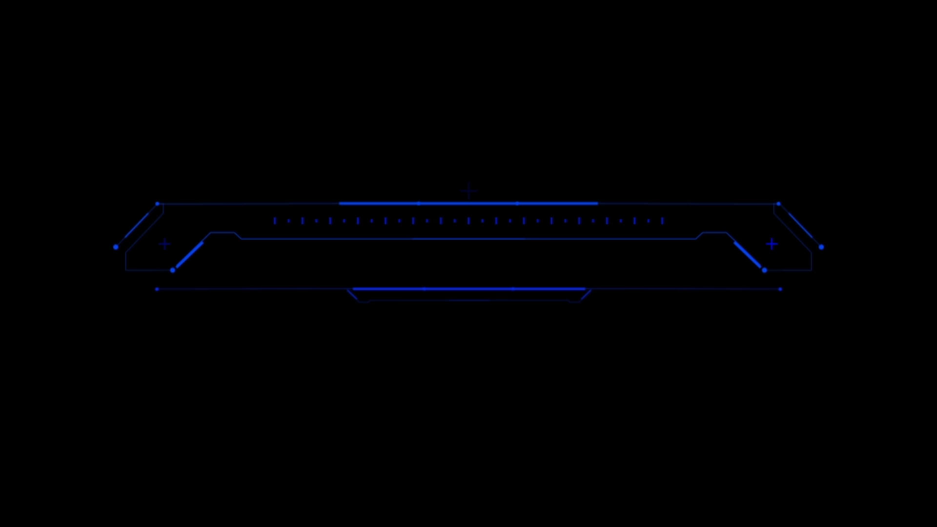 科技线性机翼字幕条元素视频的预览图