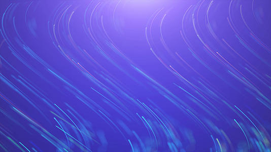 4K唯美蓝色梦幻大气粒子线条背景视频视频的预览图