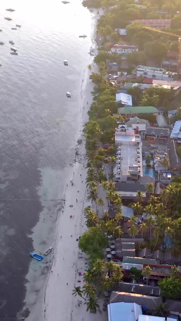 菲律宾薄荷岛海岸航拍高清视频视频的预览图