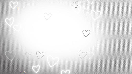 4k浪漫心形发光温馨简洁背景视频的预览图