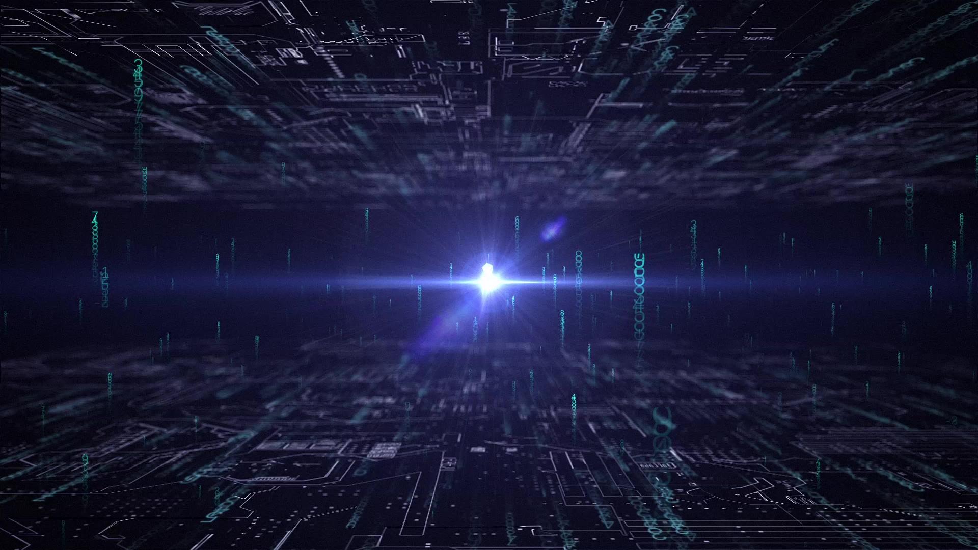 粒子科技空间背景视频的预览图