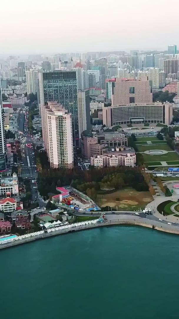 青岛城市海岸航拍视频的预览图
