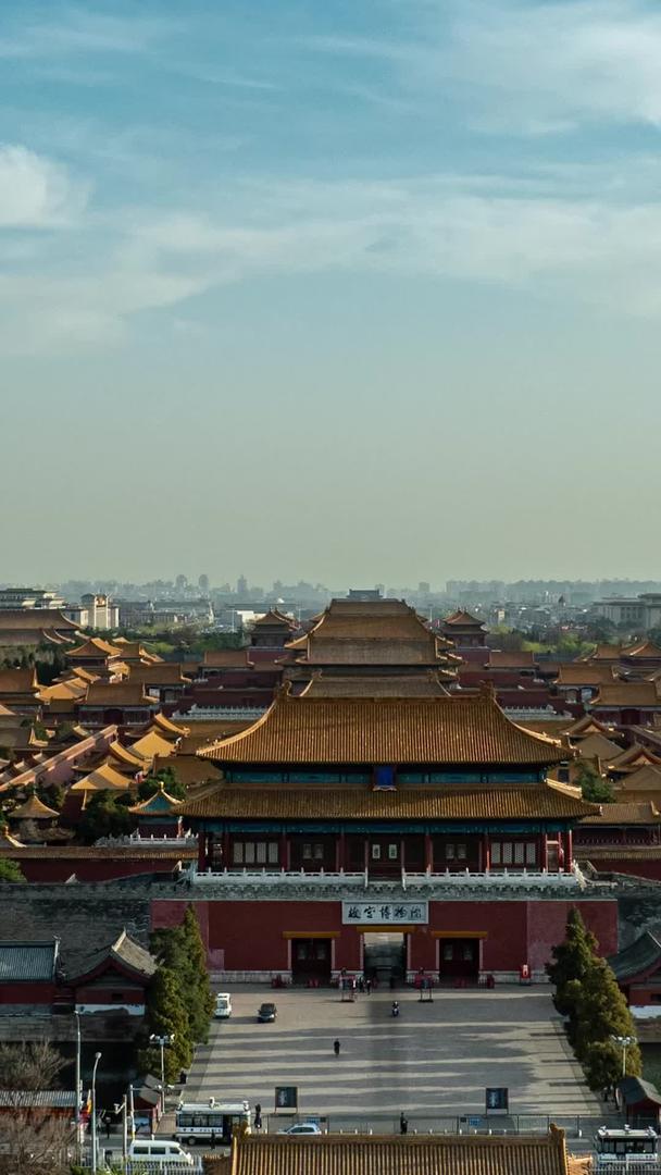 北京故宫全景延时拍摄视频的预览图