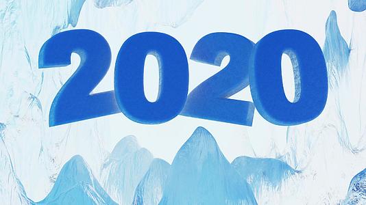 2020年在冰冻的洞穴霜冻视频的预览图