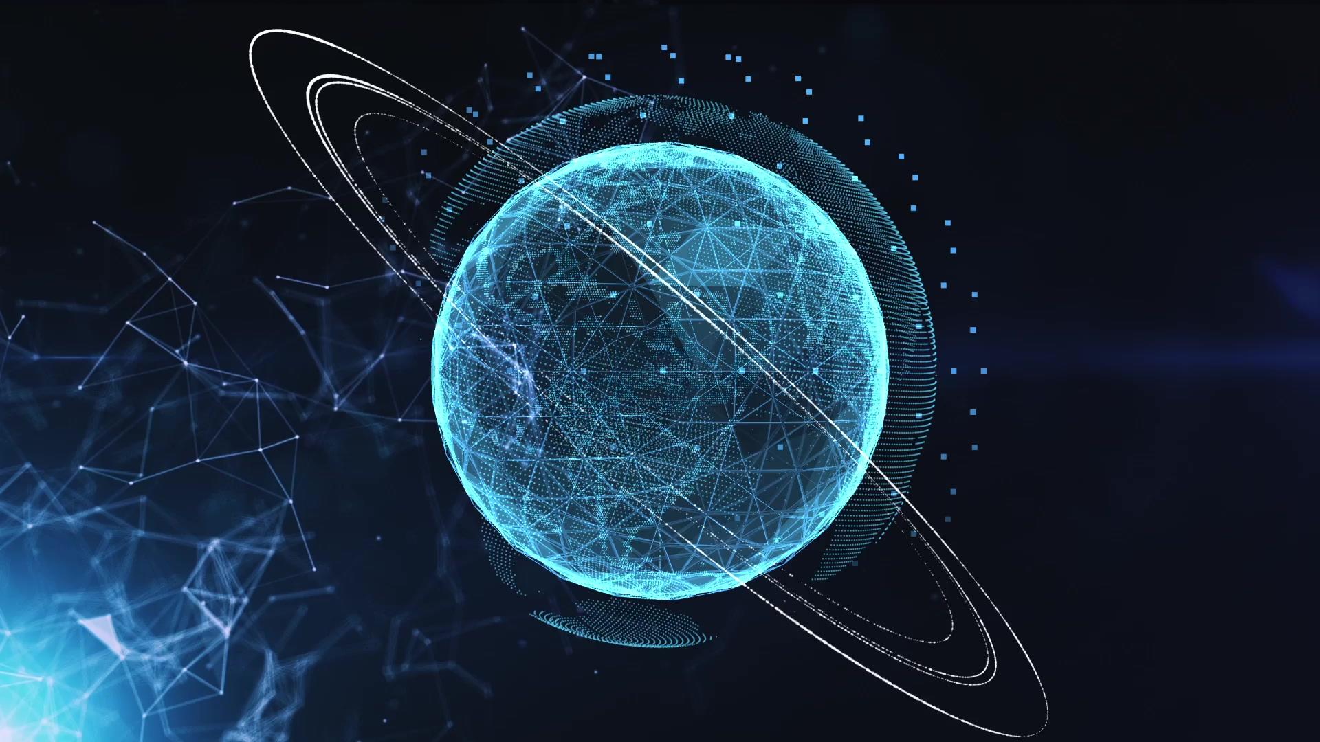 大气科技地球背景视频的预览图
