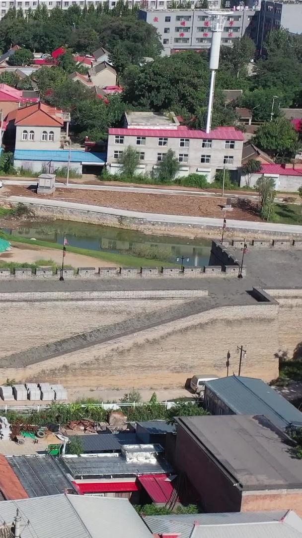 河北省名府古城及城墙视频的预览图
